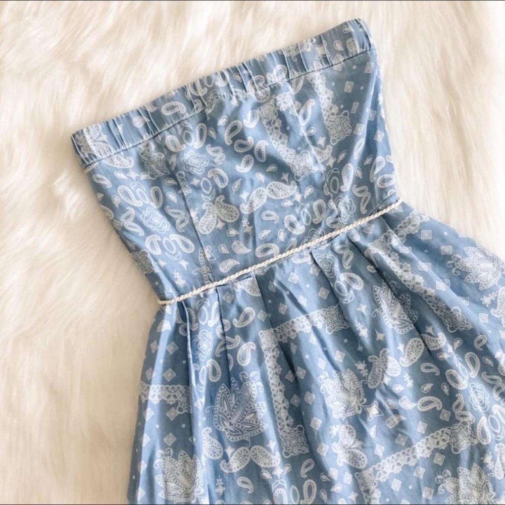 Zara Chambray Dress with Pockets‼️